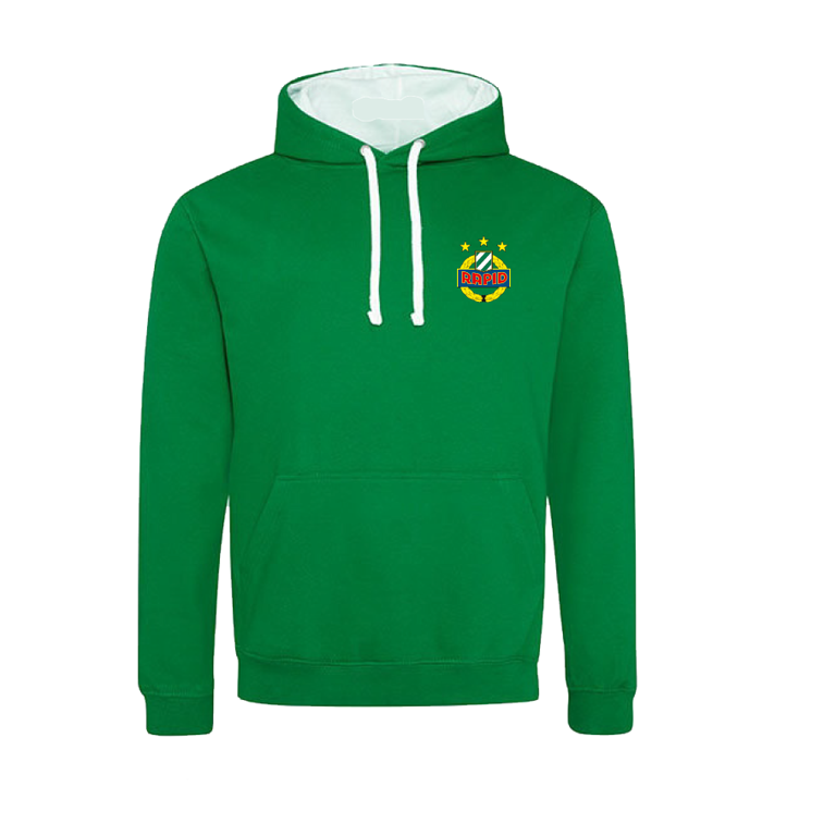 Hoody Rapid Wien 6färbiges Wappen Dirketstick