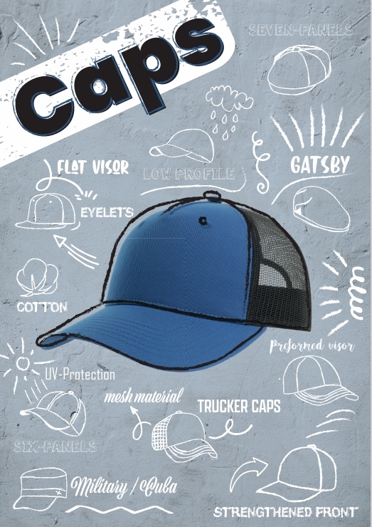 Caps, Hauben & Headwear